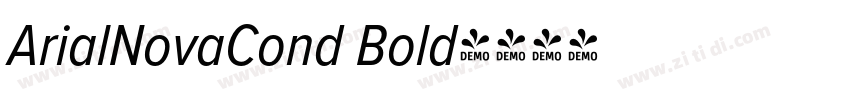 ArialNovaCond Bold字体转换